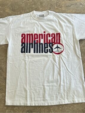 Vintage 90s American Airlines AstroJets Tee USA Made L 22x27.5